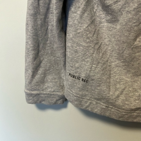 Public Rec Grey Full Zip Up Sweater Hoodie - Picture 8 of 8